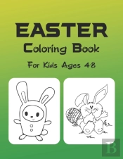 Easter Coloring Book For Kids Ages 4-8