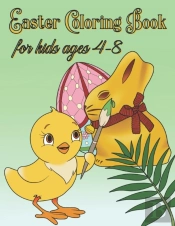 Easter Coloring Book For Kids Ages 4-8