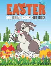 Easter Coloring Book For Kids Ages 4-8