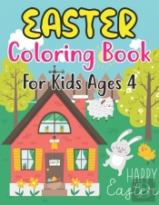 Easter Coloring Book For Kids Ages 4