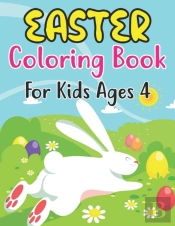 Easter Coloring Book For Kids Ages 4