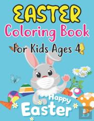 Easter Coloring Book For Kids Ages 4