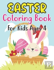 Easter Coloring Book For Kids Ages 4