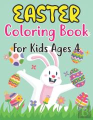Easter Coloring Book For Kids Ages 4