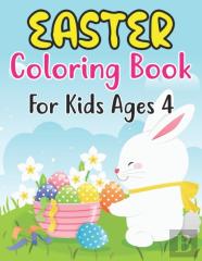 Easter Coloring Book For Kids Ages 4