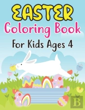 Easter Coloring Book For Kids Ages 4