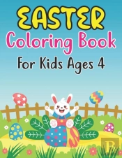 Easter Coloring Book For Kids Ages 4