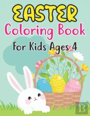Easter Coloring Book For Kids Ages 4