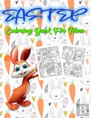 Easter Coloring Book For Teens