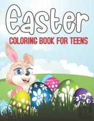 Easter Coloring Book For Teens