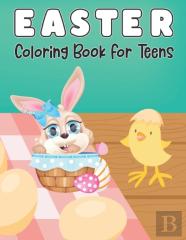 Easter Coloring Book For Teens