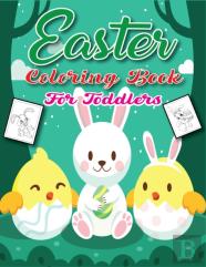 Easter Coloring Book For Toddlers