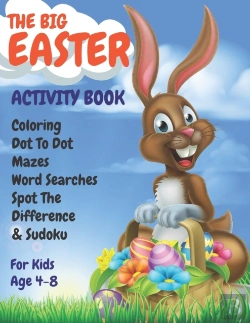 Bertrand.pt - Easter Coloring, I Spy, Tracing & Scissor Skills Activity Book Age 3-5
