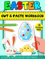 Easter Cut And Paste Workbook For Preschool