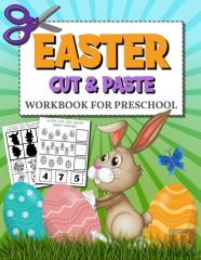 Easter Cut And Paste Workbook For Preschool
