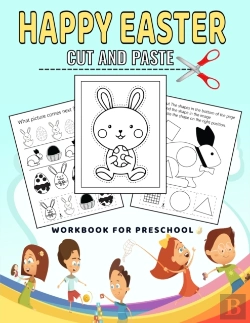 Bertrand.pt - Easter Cut And Paste Workbook For Preschool