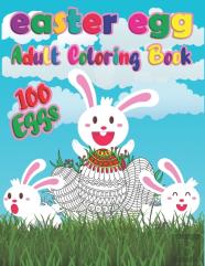Easter Egg Adult Coloring Book