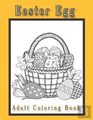 Easter Egg Adult Coloring Book