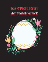 Easter Egg Adult Coloring Book