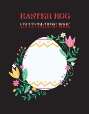 Easter Egg Adult Coloring Book