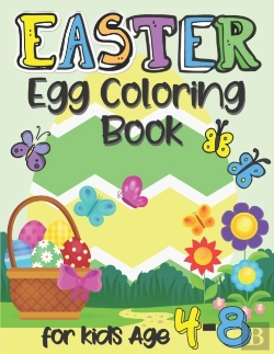 Bertrand.pt - Easter Egg Coloring Book For Kids Age 4 - 8
