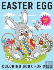 Easter Egg Coloring Book For Kids Ages 1-4