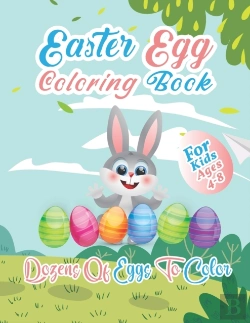 Bertrand.pt - Easter Egg Coloring Book For Kids Ages 4-8 Dozens Of Eggs To Color