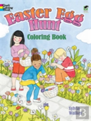 Easter Egg Hunt Coloring Book