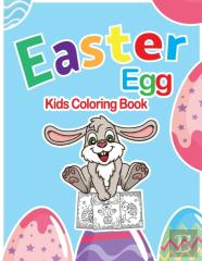 Easter Egg Kids Coloring Book
