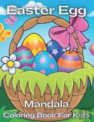 Easter Egg Mandala Coloring Book For Kids