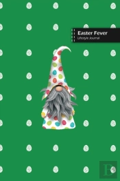 Easter Fever Lifestyle Journal, Blank Write-In Notebook, Dotted Lines, Wide Ruled, Size (A5) 6 X 9 In (Green)