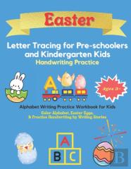 Easter Letter Tracing For Pre-Schoolers And Kindergarten Kids Handwriting Practice