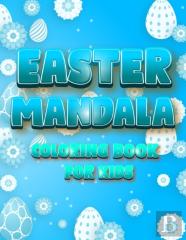 Easter Mandala Coloring Book For Kids
