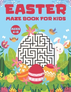 Bertrand.pt - Easter Maze Book For Kids Ages 4-8