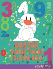 Easter Number Tracing Coloring Book