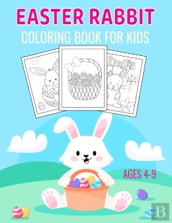 Bertrand.pt - Easter Rabbit Coloring Book For Kids Ages 4-9