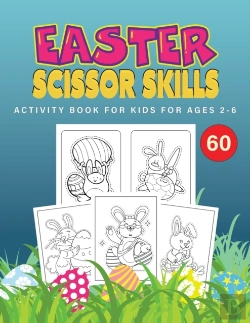 Bertrand.pt - Easter Scissor Skills Activity Book For Kids Ages 2-6