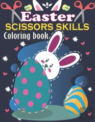 Easter Scissors Skills Coloring Book