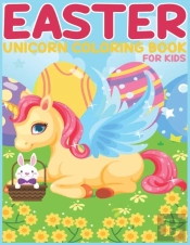 Easter Unicorn Coloring Book For Kids