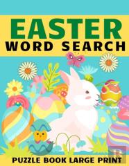 Easter Word Search Puzzle Book Large Print