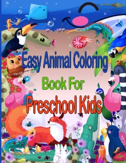 Bertrand.pt - Easy Animal Coloring Book For Preschool Kids