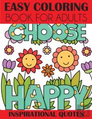 Easy Coloring Book For Adults