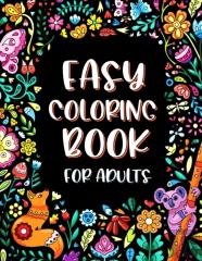 Easy Coloring Book For Adults