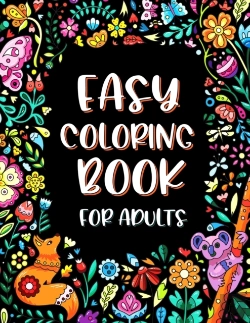 Bertrand.pt - Easy Coloring Book For Adults