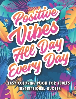 Bertrand.pt - Easy Coloring Book For Adults Inspirational Quotes