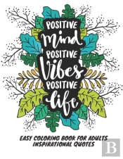 Easy Coloring Book For Adults Inspirational Quotes