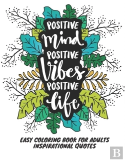 Bertrand.pt - Easy Coloring Book For Adults Inspirational Quotes