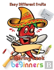 Easy Different Fruits  Coloring Book  Beginners
