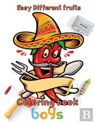 Easy Different Fruits  Coloring Book  Boys