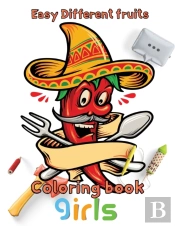 Easy Different Fruits  Coloring Book  Girls
